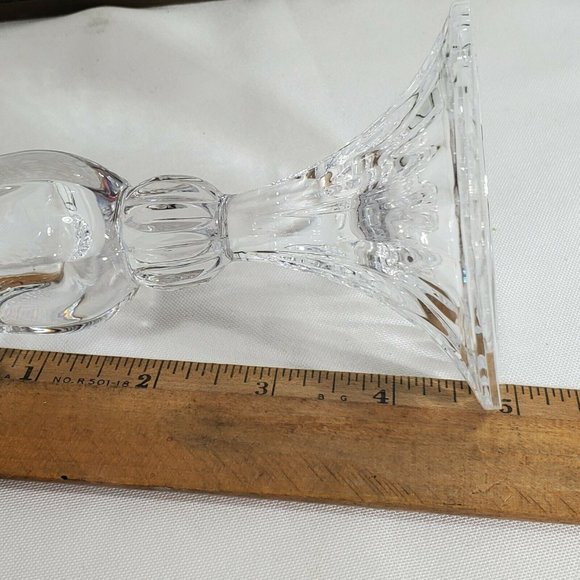 Mikasa Crystal Spring Ritual Candle Stick Holder 4.75" tulip taper candlestick - Picture 8 of 8